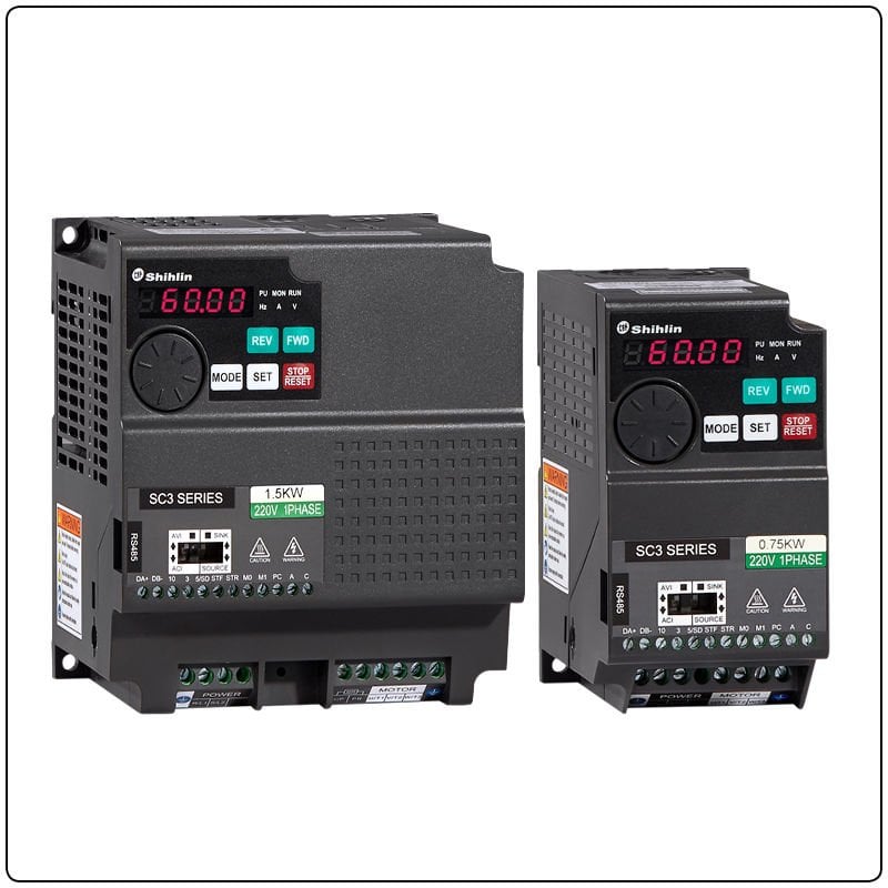 1,5kW Shihlin Frekans Inverter Sürücü 380V
