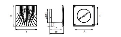Bosch F1300 W 120 Plastik Banyo&Tuvalet Aspiratörü Banyo Fanı (150m³/h)