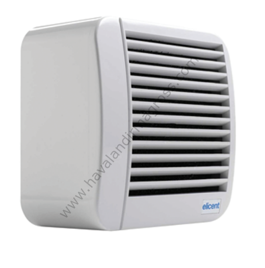 ELICENT Flux 100 Radyal Kanal Fanı 90m³/h (plastik klapeli)