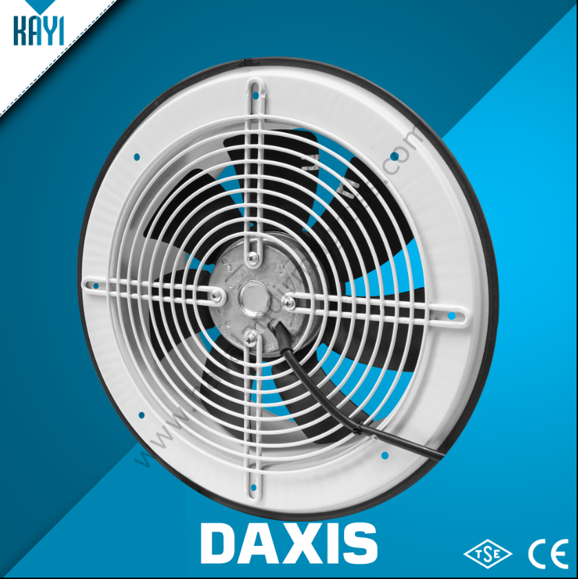 Kayıtes Daxıs 350 Duvar Tipi Sac Kanatlı Fan (3110m³/h)
