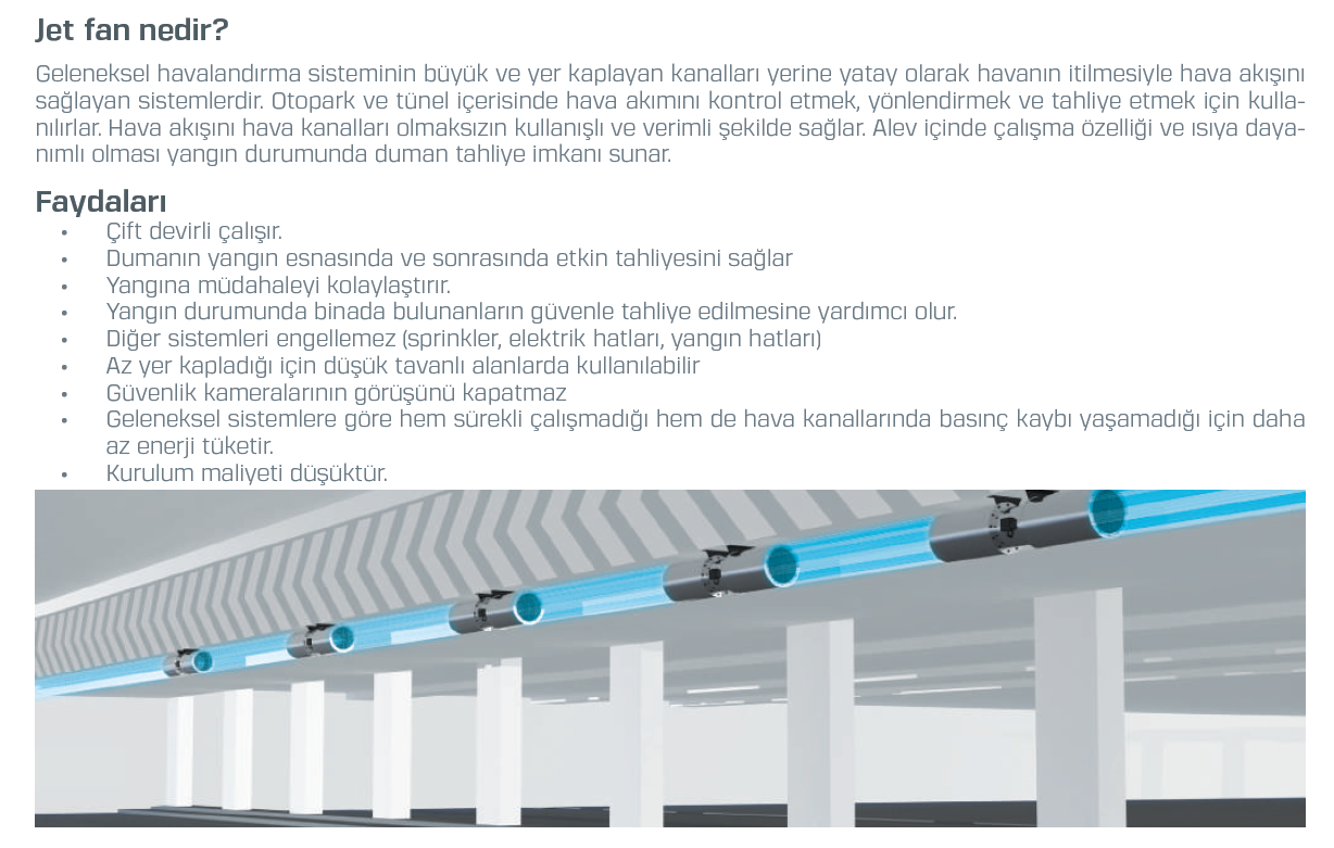 Kayıtes Jaxı 315 Aksiyel Jet Fan F300/2h (2320-4640m³/h)