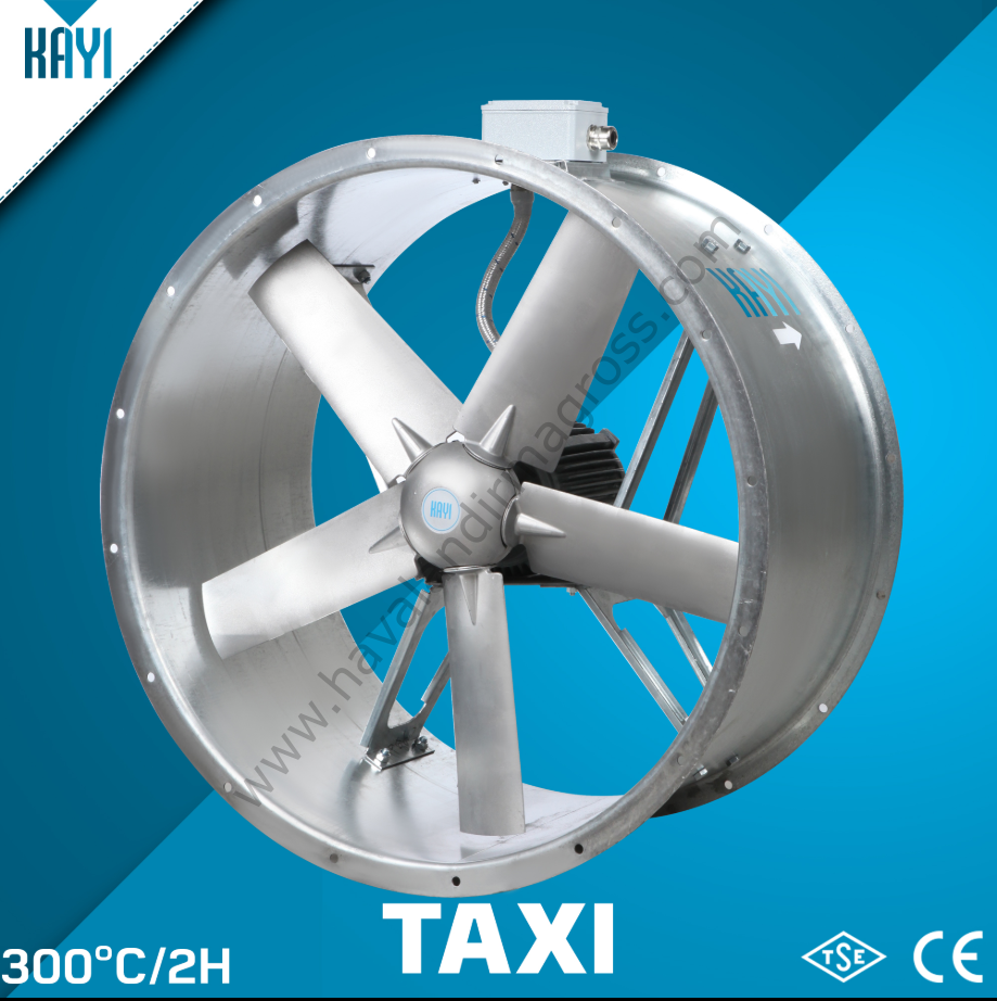Kayıtes Taxı 560-5-25 Duman Egzoz Fanı (F300/2h)(8150m³/h)