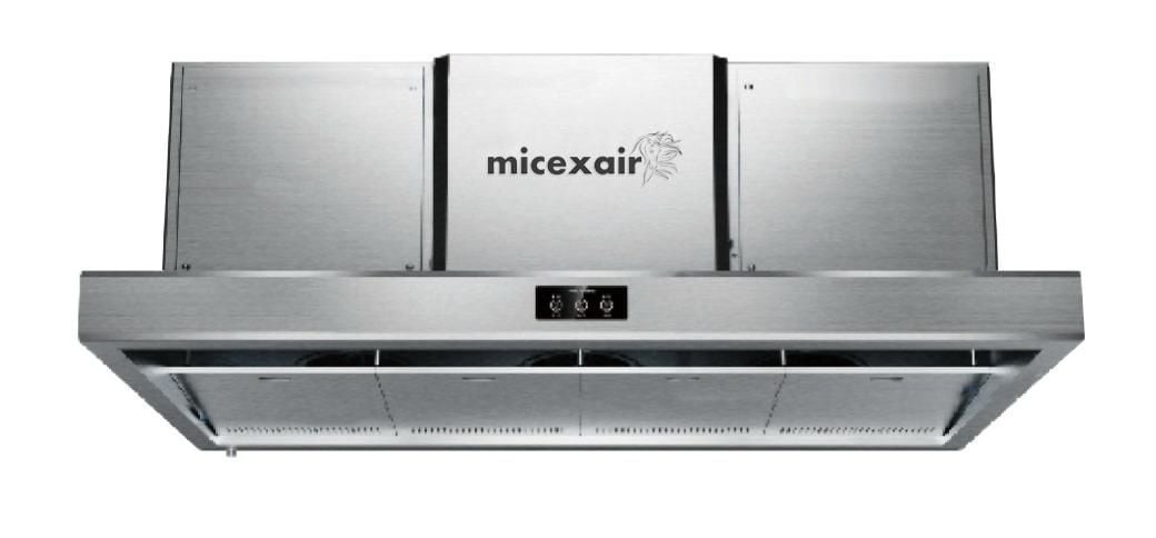 MHE180+  ELEKTROSTATİK FİLTRELİ DAVLUMBAZ + UVC KOKU FİLTRESİ MICEXAIR 3.600M³/H