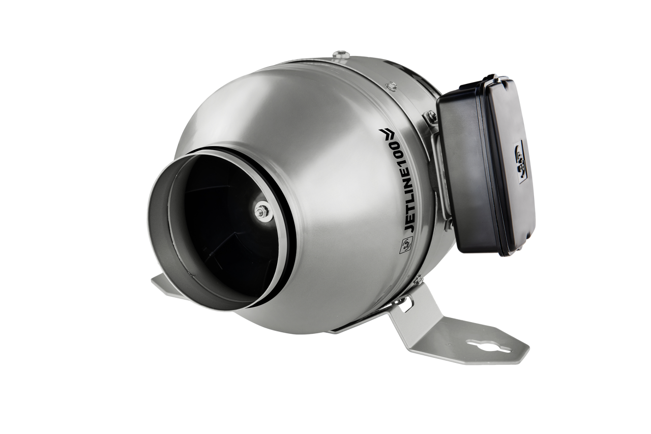 S&P Jetline 100 Yuvarlak Kanal Tipi Fan (267m³/h)