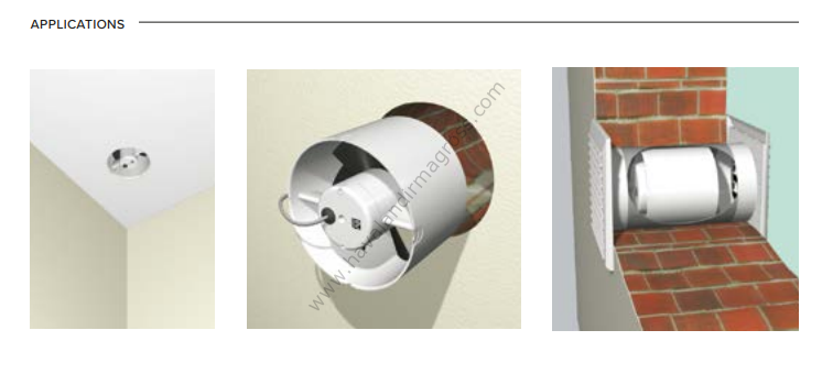 Vortice Punto Ghost MG 90/3,5'' Kanal Tipi Mini Aksiyel Fan [65m³/h]